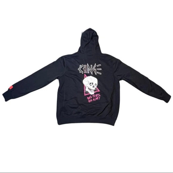 CHNGE One People One Planet Skull Grahic Hoodie - size XXL - Picture 1 of 8